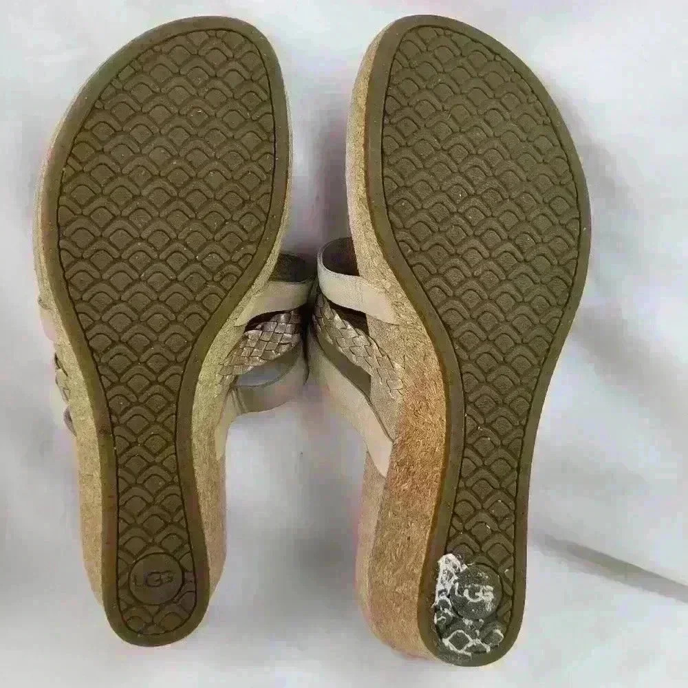 UGG Maddie Wedge Black Sandals 8.5 - Picture 11 of 14